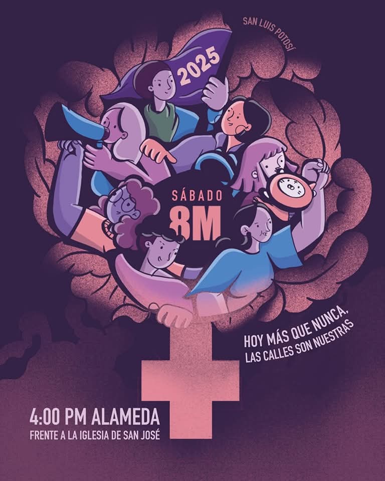 Colectiva convoca a marcha pacífica en San Luis Potosí por el 8M ...