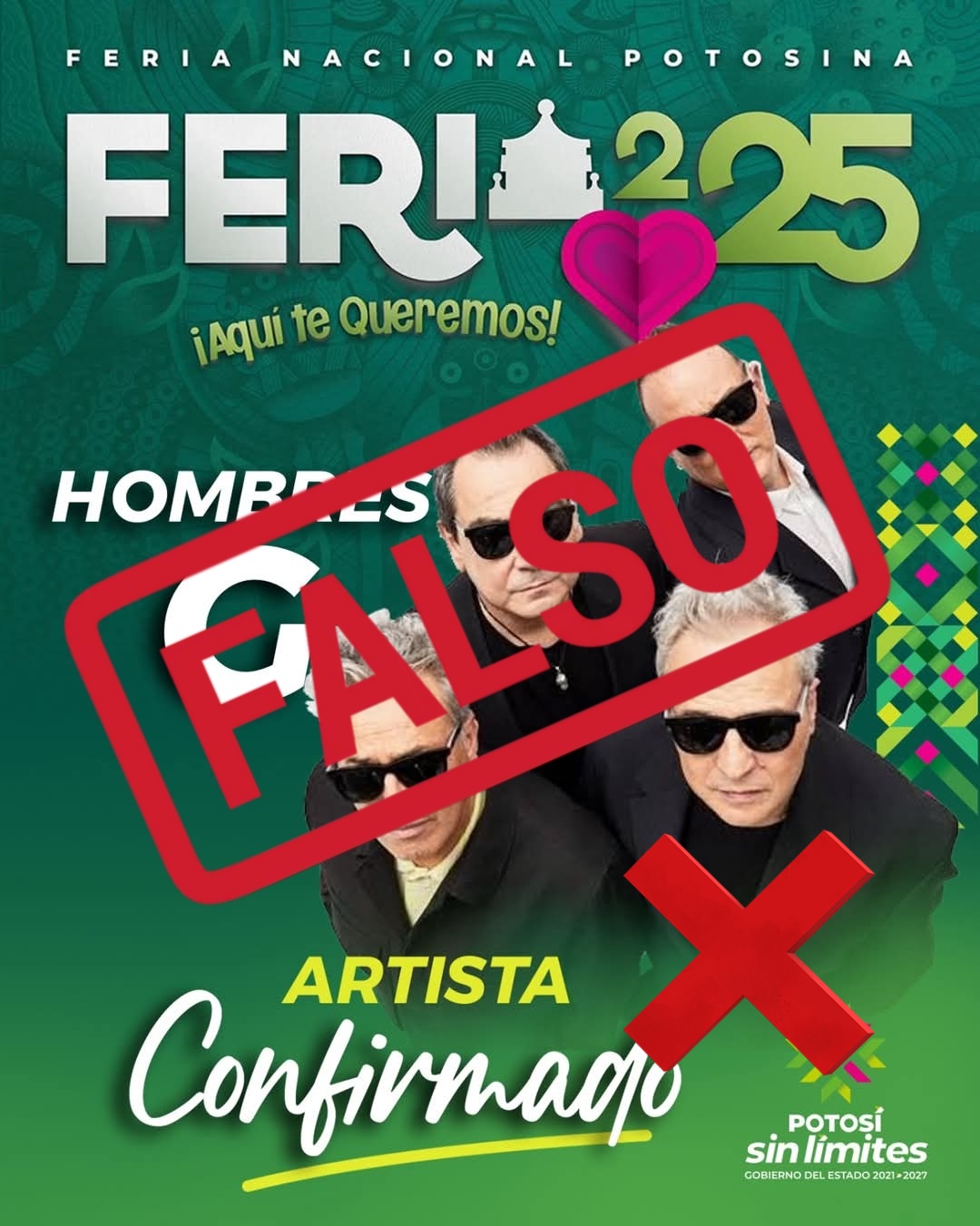 Hombres G desmiente presentación en la Fenapo tras anuncio de Gallardo