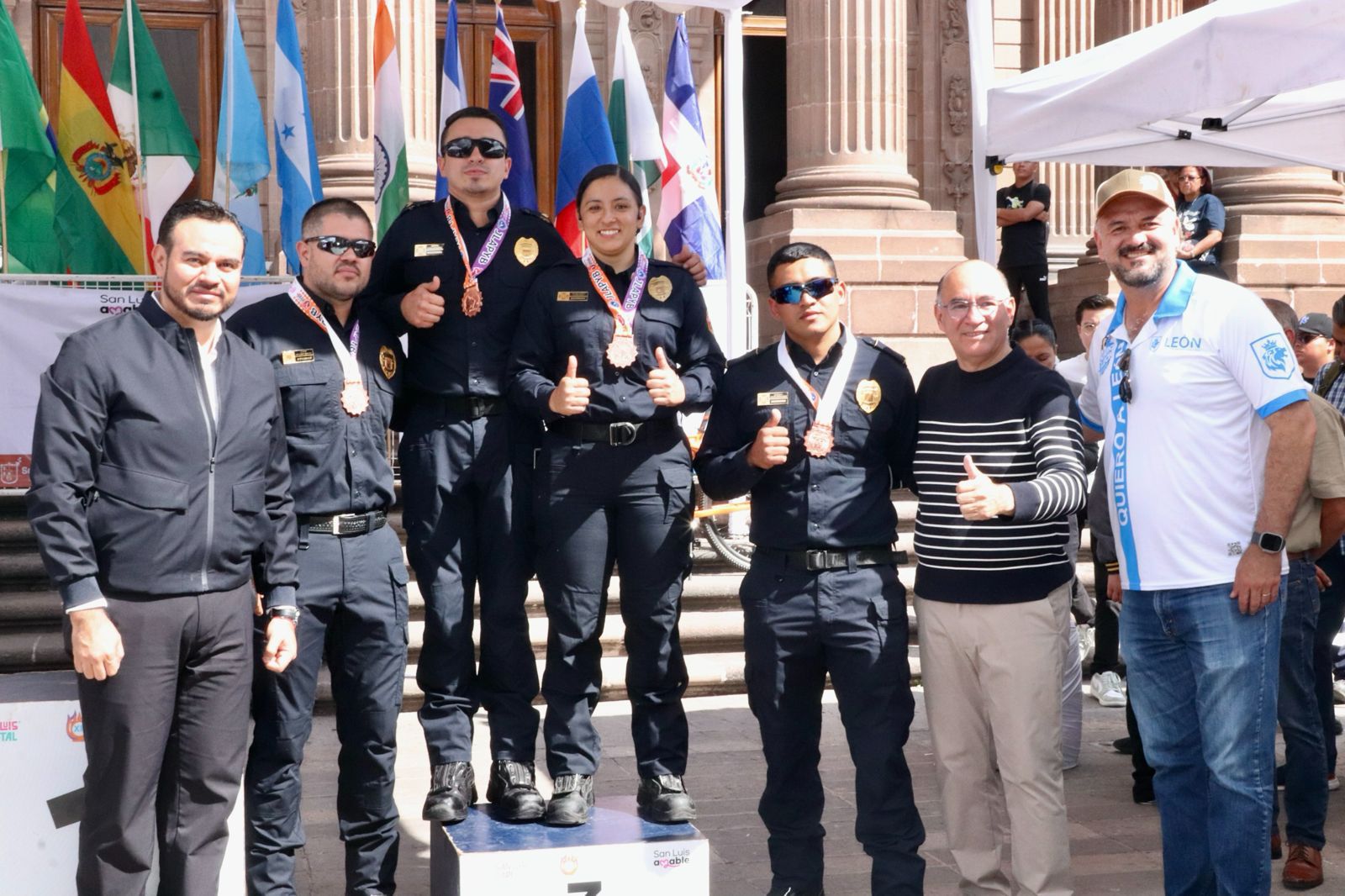 Culminan juegos Internacionales de Policías y Bomberos