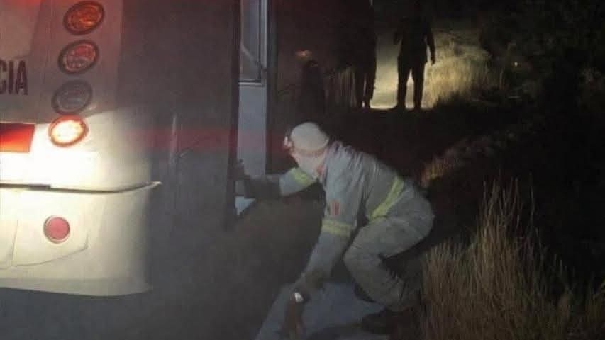Descartan desaparición de personas en autobús en la Huasteca Potosina